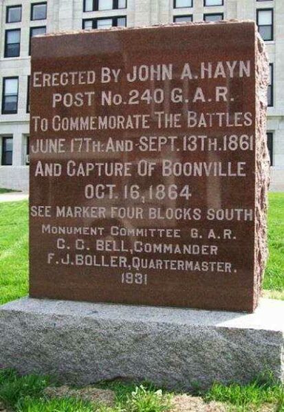 CAPTURE OF BOONVILLE WAR MEMORIAL