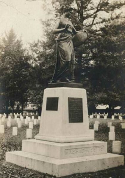 NEW BERN NATIONAL CEMETERY MASSACHUSETTS MEMORIAL