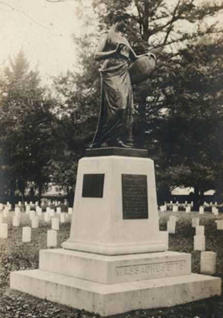 NEW BERN NATIONAL CEMETERY MASSACHUSETTS MEMORIAL