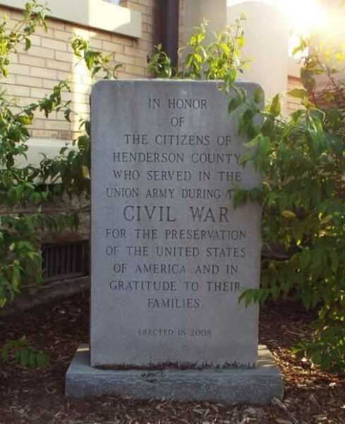 HENDERSON COUNTY UNION SOLDIERS CIVIL WAR MEMORIAL