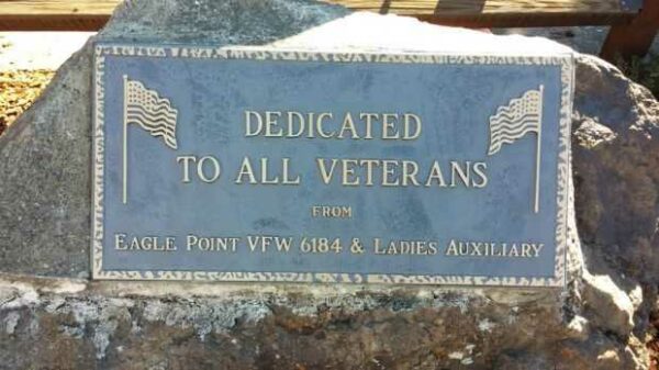 EAGLE POINT ALL VETERANS MEMORIAL PLAQUE
