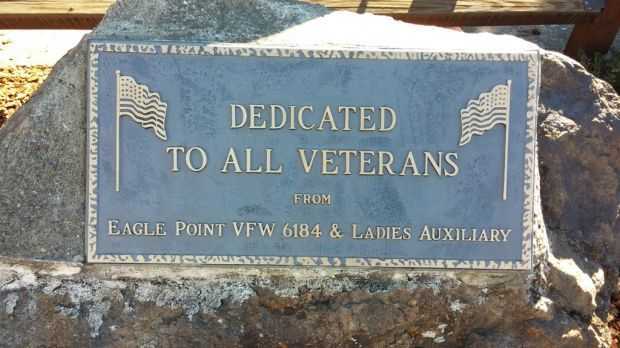 EAGLE POINT ALL VETERANS MEMORIAL PLAQUE