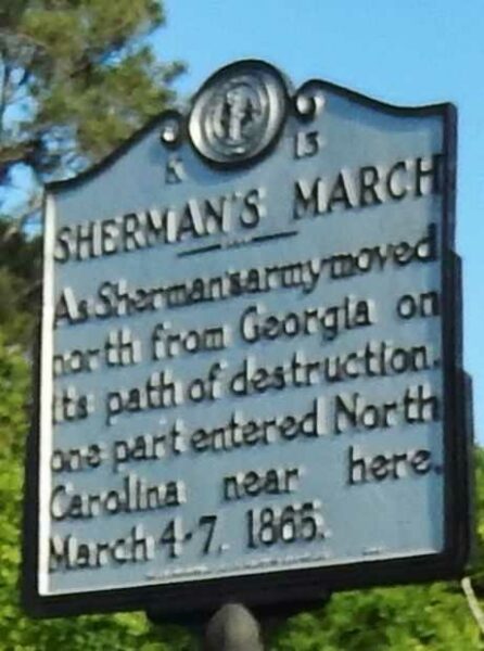 SHERMAN’S MARCH WAR MEMORIAL MARKER II