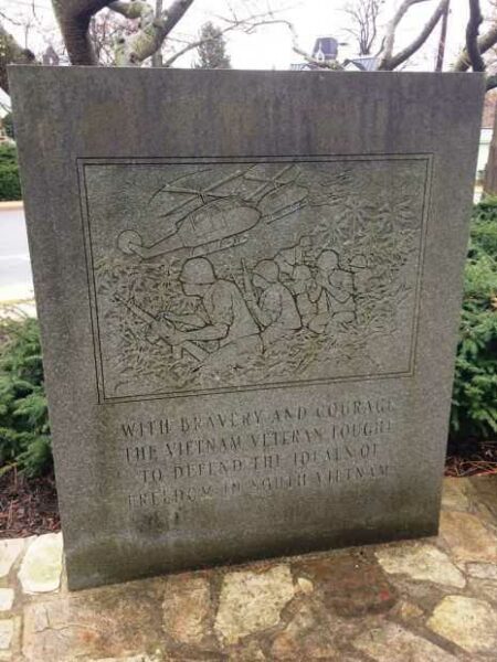 CARROLL COUNTY VIETNAM VETERANS MEMORIAL STONE A