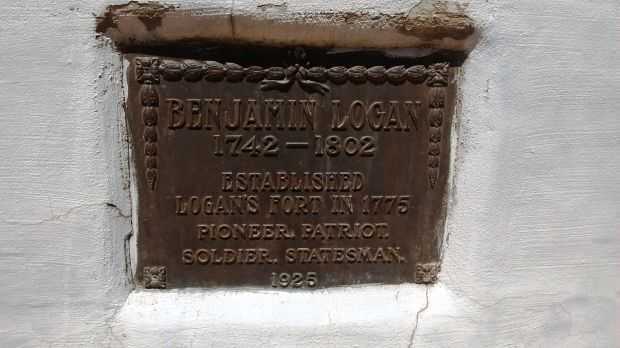 BENJAMIN LOGAN REVOLUTIONARY SOLDIER MEMORIAL PLAQUE