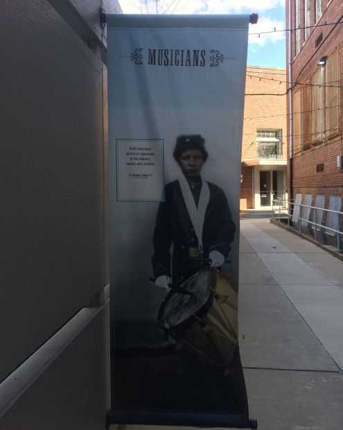 UNITED STATES COLORED TROOPS MUSICIANS MEMORIAL BANNER