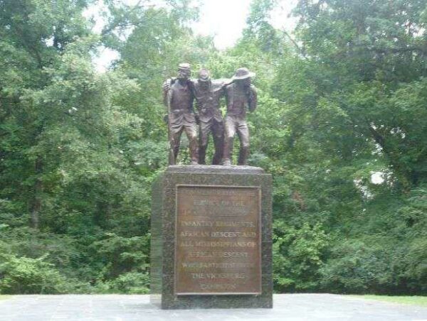 1ST AND 3RD MISSISSIPPI INFANTRY REGIMENT (COLORED) USA WAR MEMORAL