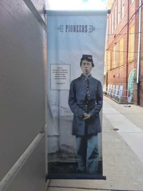 UNITED STATES COLORED TROOPS PIONEERS MEMORIAL BANNER
