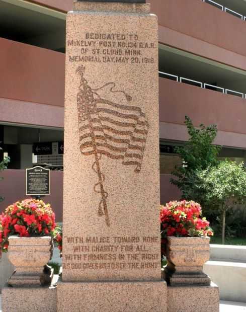 ABRAHAM LINCOLN SCULPTURE DEDICATION STONE