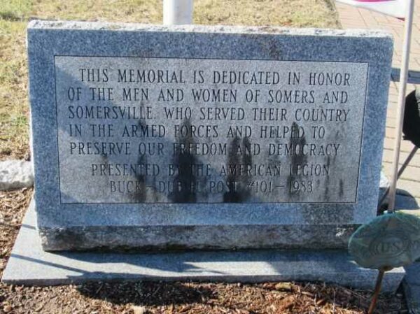 SOMERS AND SOMERSVILLE ARMED FORCES MEMORIAL