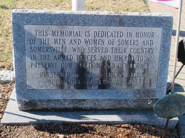SOMERS AND SOMERSVILLE ARMED FORCES MEMORIAL