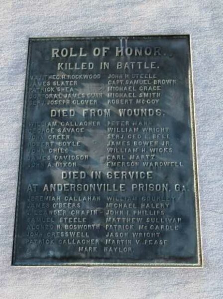 ENFIELD SOLDIERS AND SAILORS MEMORIAL PLAQUE B