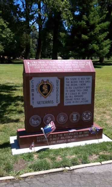 SACRAMENTO COMBAT WOUNDED VETERANS MEMORIAL FRONT