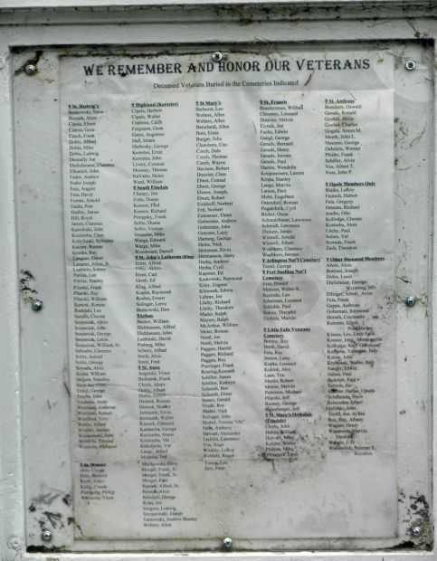 HOLDINGFORD SOLDIERS SHRINE OF WORLD WAR II MEMORIAL HONOR ROLL