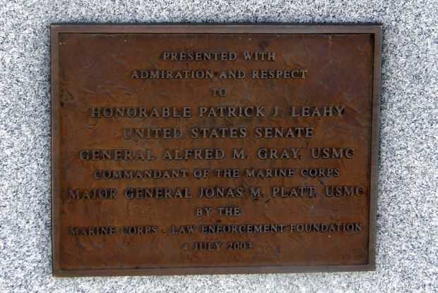 MARINE CORPS-LAW ENFORCEMENT FOUNDATION MEMORIAL PLAQU