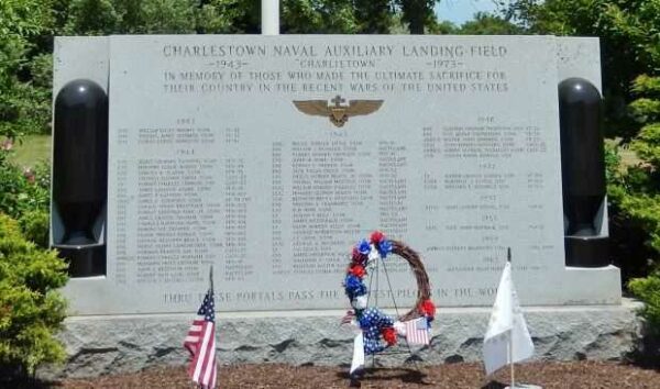 CHARLESTOWN NAVAL AUXILIARY LANDING FIELD MEMORIAL CLOSE-UIP