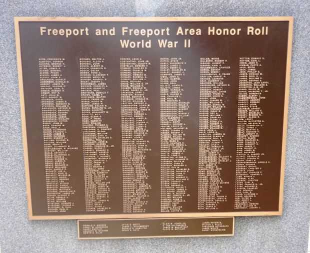 FREEPORT AND FREEPORT AREA WORLD WAR II HONOR ROLL MEMORIAL