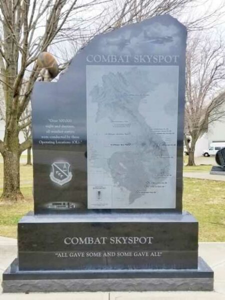 COMBAT SKYSPOT WAR MEMORIAL BACK