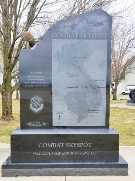 COMBAT SKYSPOT WAR MEMORIAL BACK