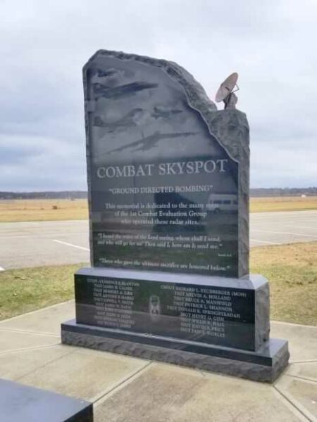 COMBAT SKYSPOT WAR MEMORIAL FRONT
