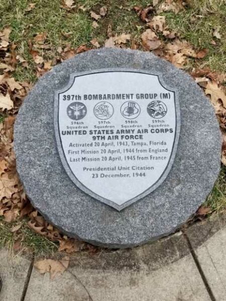 B-26 MARTIN MARAUDER MEMORIAL STONE A