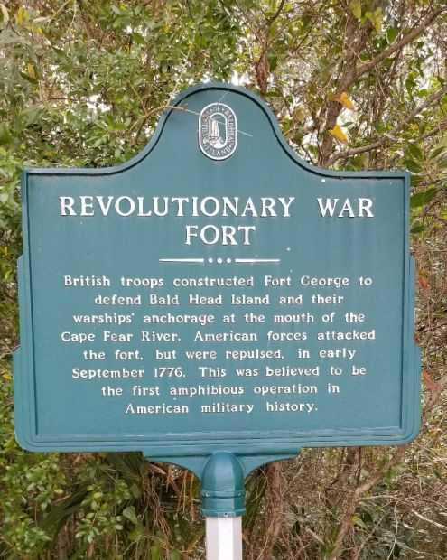 REVOLUTIONARY WAR FORT MEMORIAL MARKER