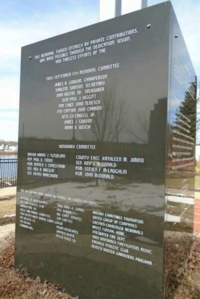 TROY SEPTEMBER 11TH MEMORIAL SIDE D