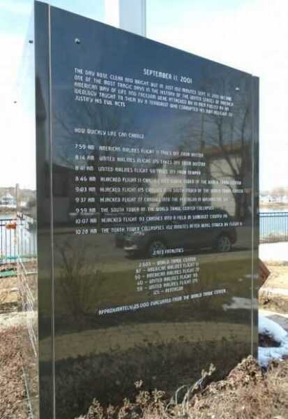 TROY SEPTEMBER 11TH MEMORIAL SIDE B