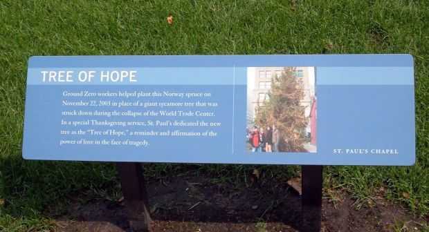 TREE OF HOPE MEMORIAL PLAQUE