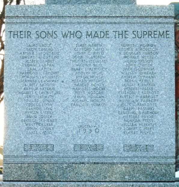 CLINTON COUNTY WORLD WARS MEMORIAL STONE C