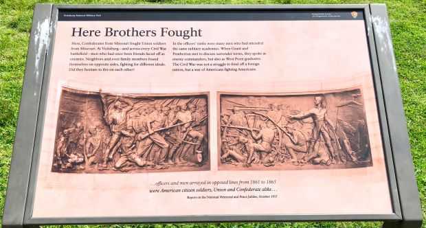 VICKSBURG MISSOURI STATE MEMORIAL PANEL