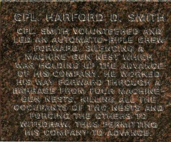 DISTINGUISHED SERVICE CROSS WAR MEMORIAL HONOR STONE J