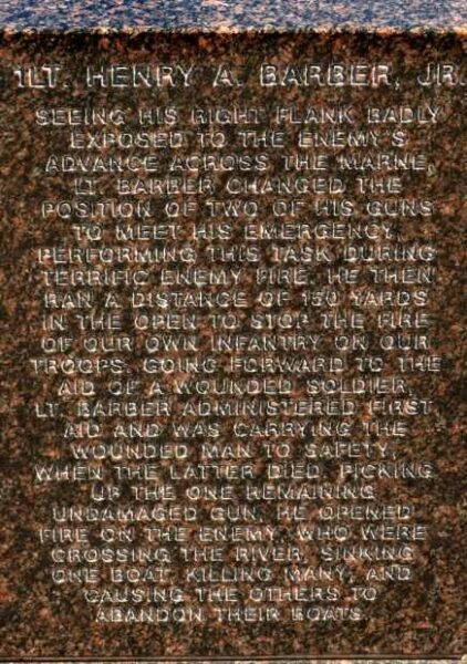 DISTINGUISHED SERVICE CROSS WAR MEMORIAL HONOR STONE B