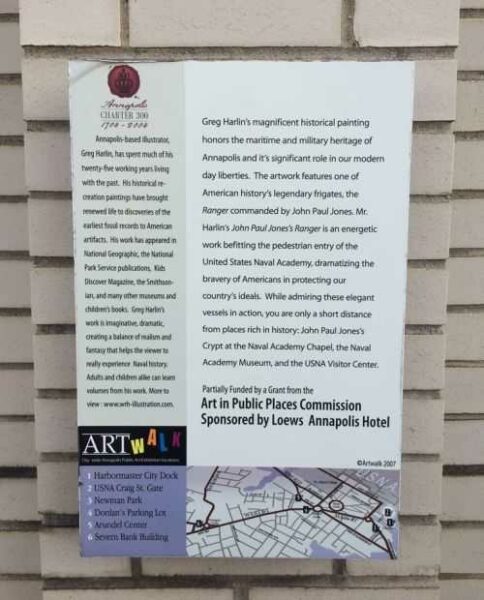 JOHN PAUL JONES “RANGER” MEMORIAL MURAL PLAQUE