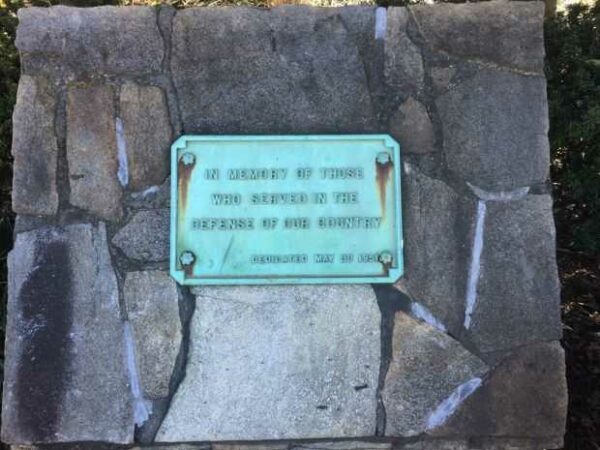 EASTPORT VETERANS MEMORIAL PLAQUE