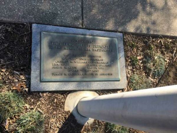 EASTPORT VETERANS MEMORIAL PLAQUE FLAGPOLE PLAQUE
