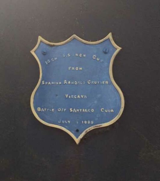 14CM 3.5 INCH GUN MEMORIAL PLAQUE