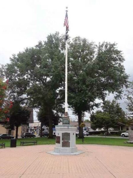 VILLAGE OF FLORAL PARK WAR MEMORIAL FLAG POLE