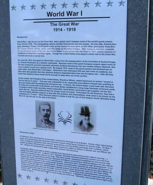 WORLD WAR I THE GREAT WAR MEMORIAL PLAQUE A