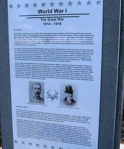 WORLD WAR I THE GREAT WAR MEMORIAL PLAQUE A