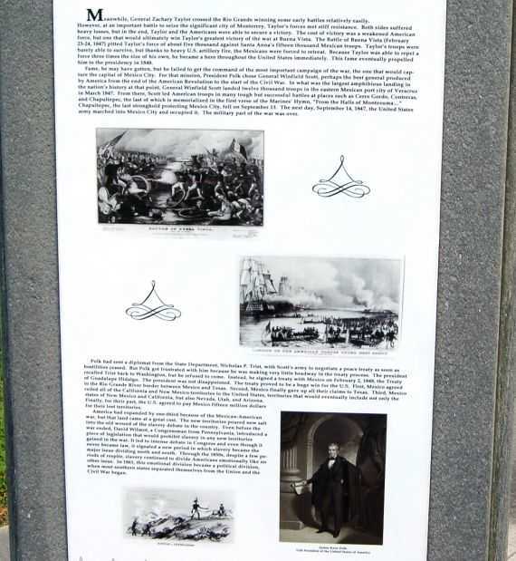 THE MEXICAN-AMERICAN WAR 1846-1848 MEMORIAL PLAQUE B