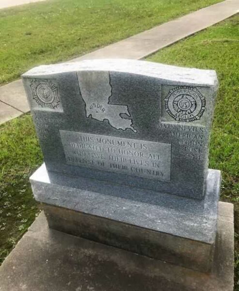 KINDER WAR VETERANS MEMORIAL