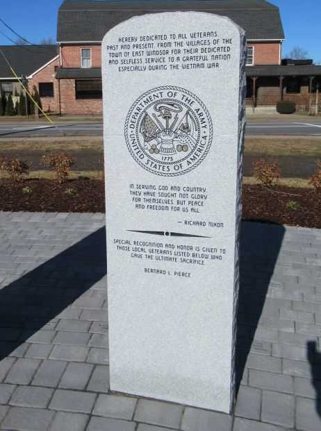EAST WINDSOR VETERANS MEMORIAL HONOR ROLL PANEL G