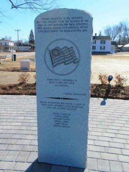 EAST WINDSOR VETERANS MEMORIAL HONOR ROLL PANEL A