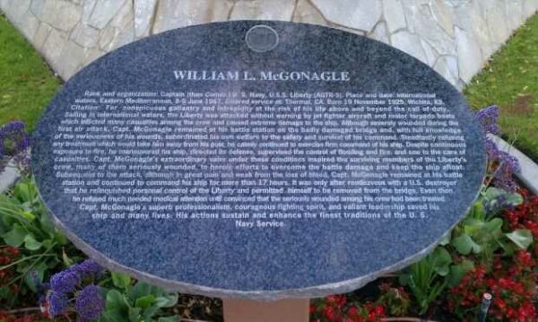 EISENHOWER WALK OF HONOR MEDAL OF HONOR MEMORIAL PLAQUE B