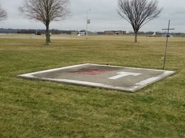 WORLD WAR II CONTROL TOWER WHITE SQUARE MEMORIAL