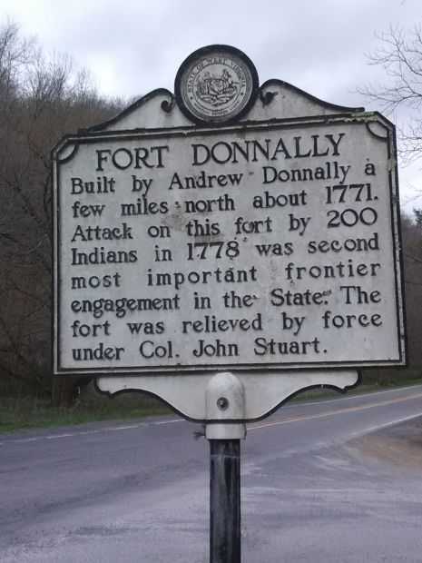 FORT DONNALY WAR MEMORIAL MARKER