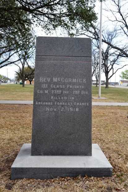 BEV MCCORMICK WAR MEMORIAL FRONT