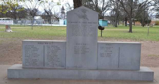 MENARD COUNTY MEMORIAL TO THOSE WHO DIED