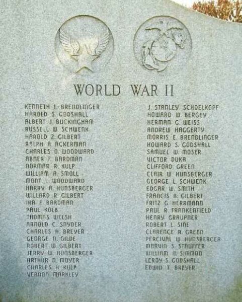 GREEN LANE WORLD WARS MEMORIAL STONE C
